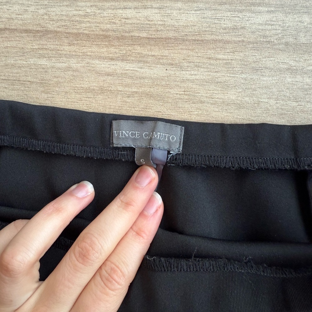 Vince Camuto Black Pencil Skirt Office Siren Y2K Business Teacher Preppy - Picture 4 of 8